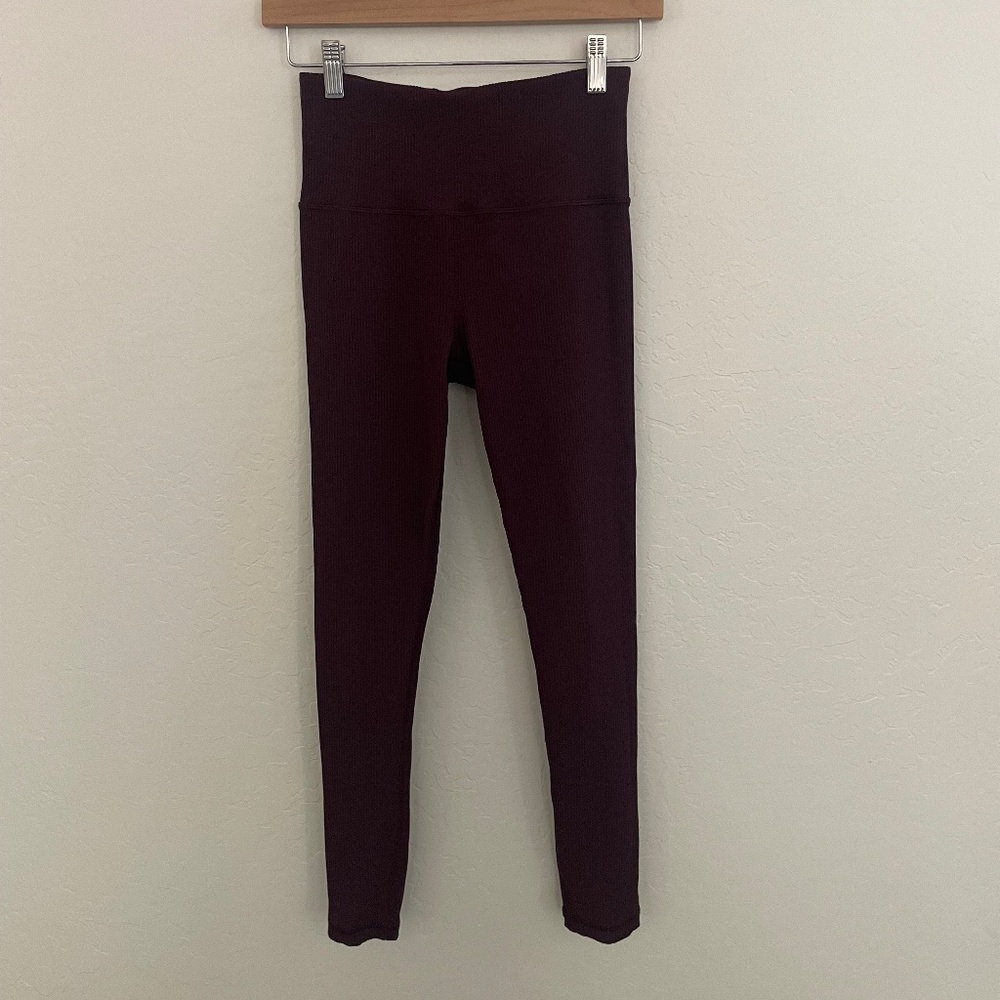 SOLD Athleta Elation Ultra High Rise Rib Leggings